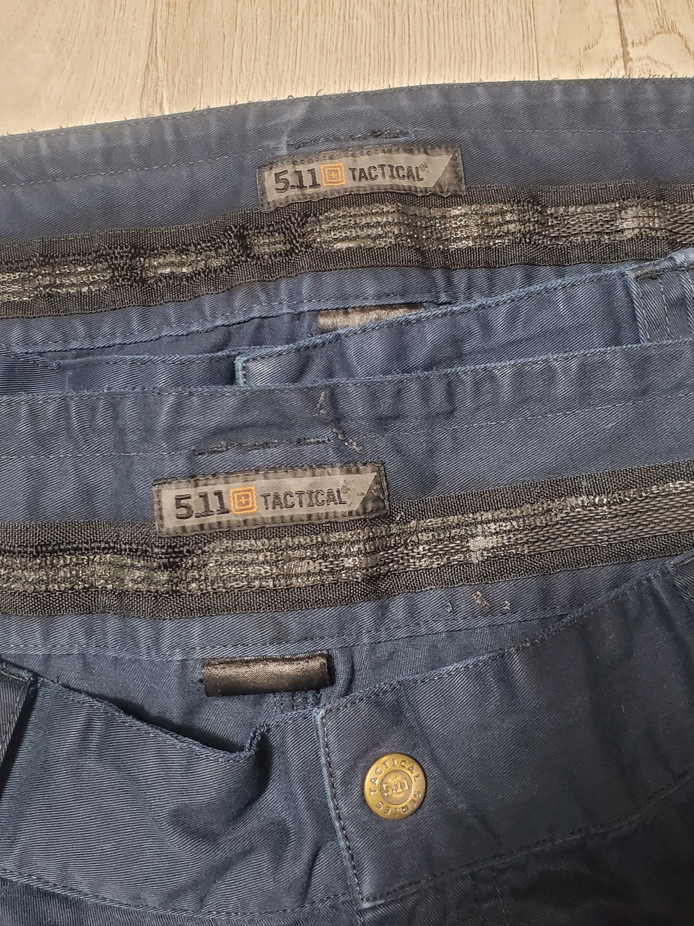 Lot of 2 5.11 Tactical Cargo Pants Mens 44x29 Navy Blue Utility Work Tactical